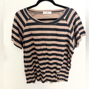 Natural Life Cotton Striped Short Sleeve T Shirt